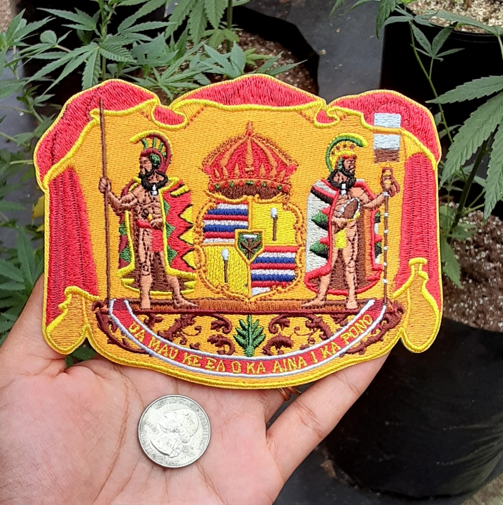 Hawaiian Kingdom Coat of Arms Patch - Picture 2 of 2